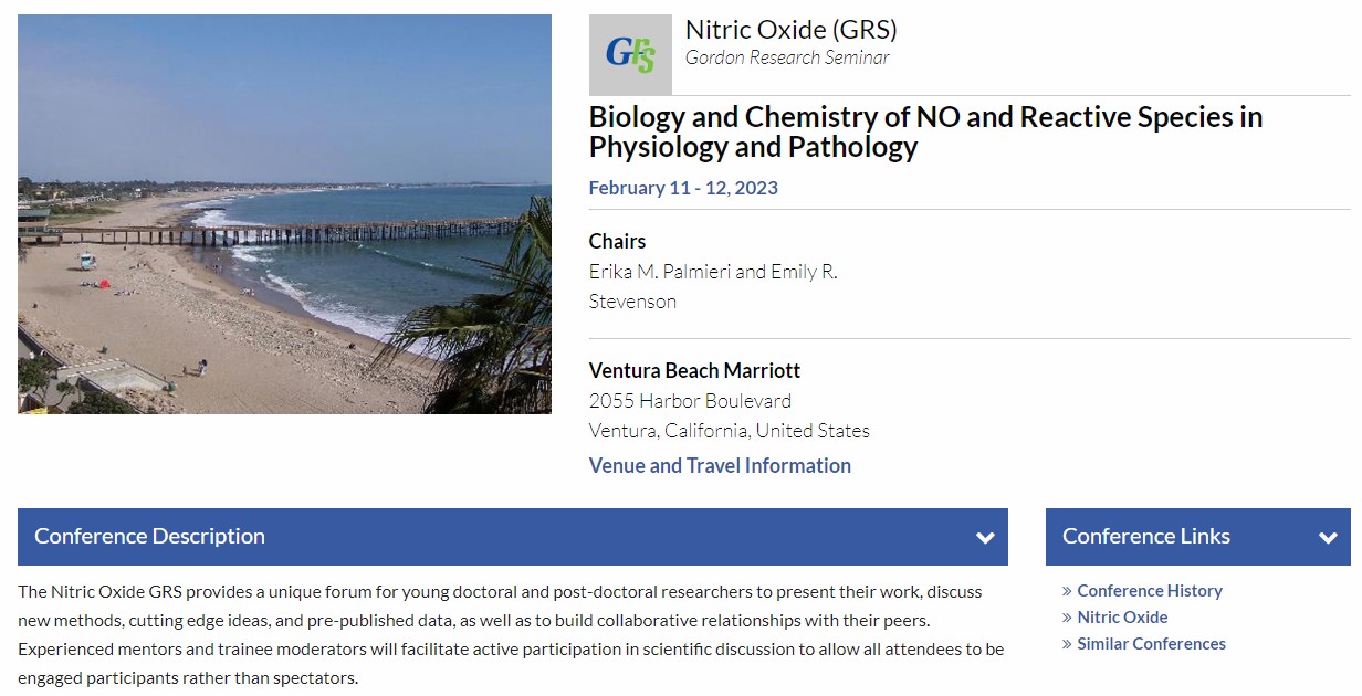 Nitric Oxide (GRS) Gordon Research Seminar