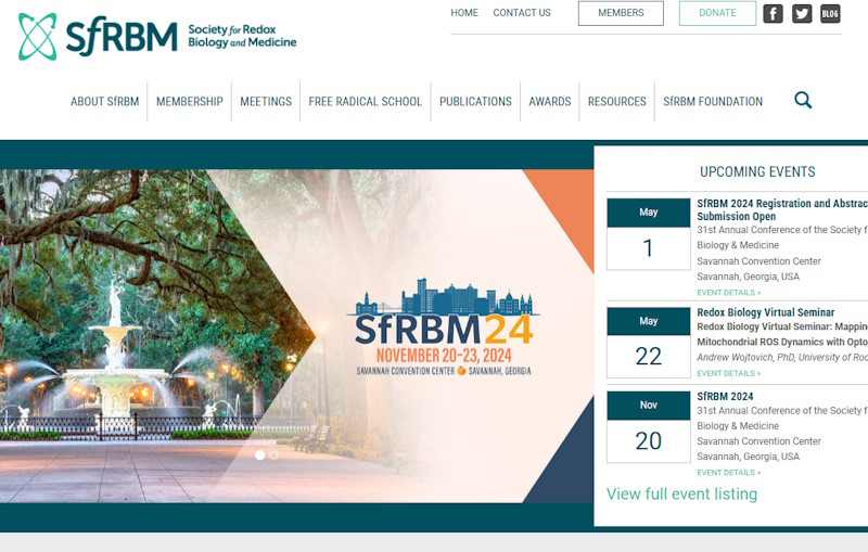 31st Annual Conference of the Society for Redox Biology & Medicine