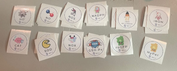 ECR Networking Event stickers